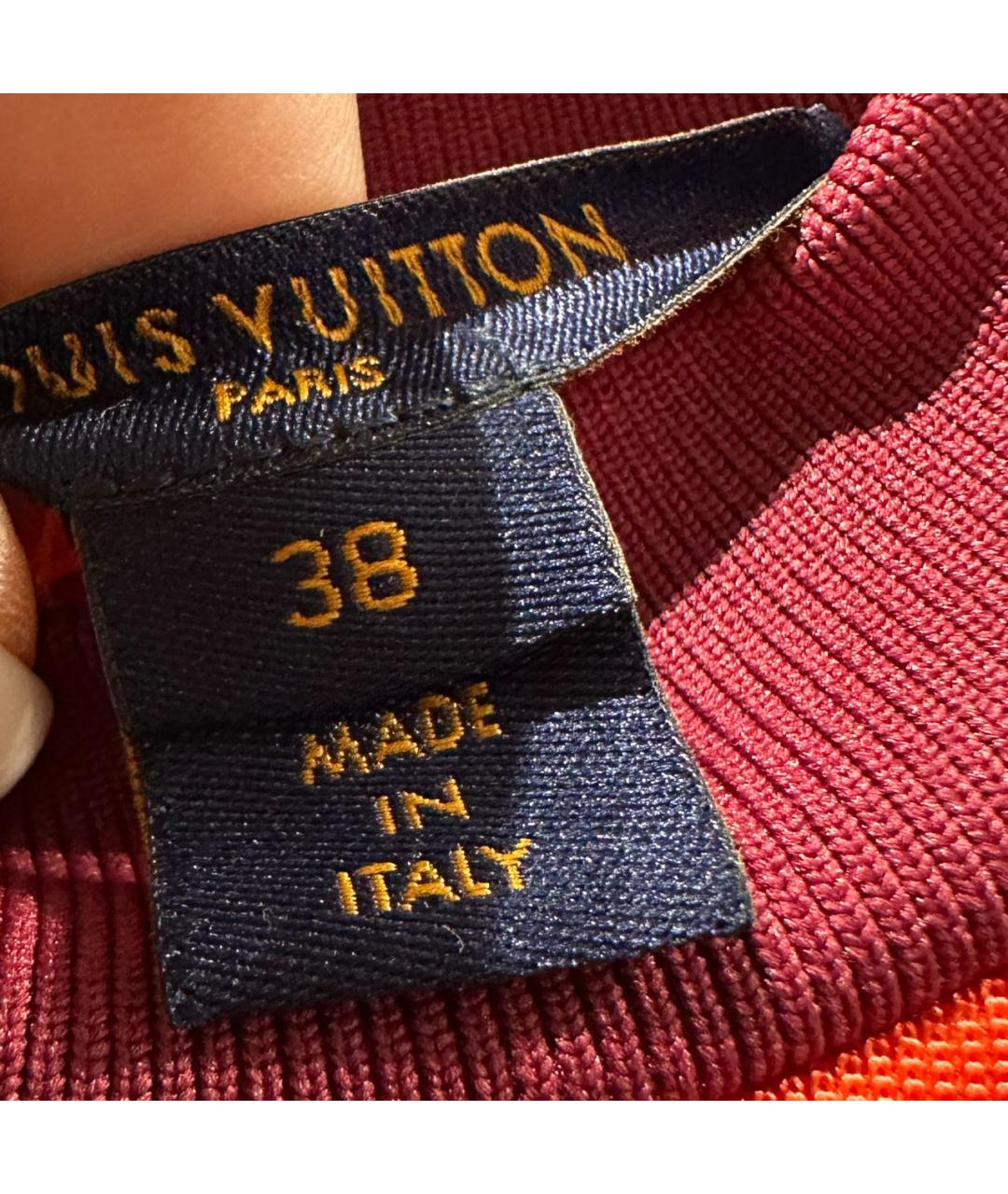 LOUIS VUITTON Красное повседневное платье, фото 3