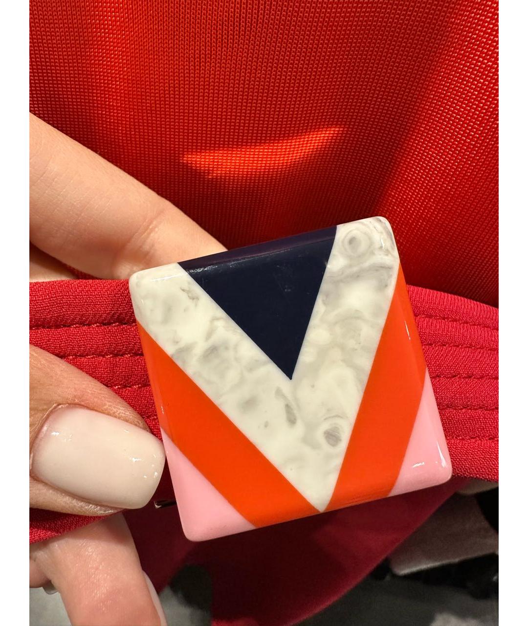 LOUIS VUITTON Красное повседневное платье, фото 6