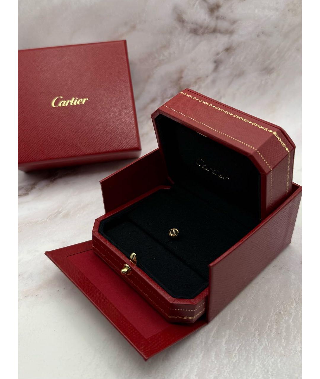 CARTIER Золотые серьги из желтого золота, фото 5