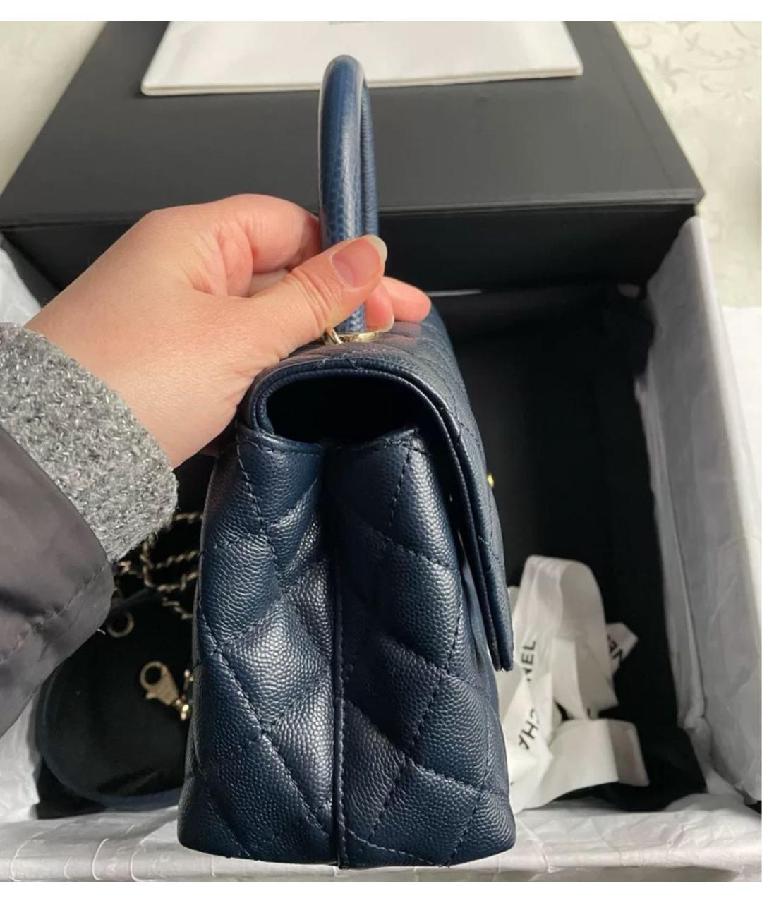CHANEL Кожаная сумка через плечо, фото 5