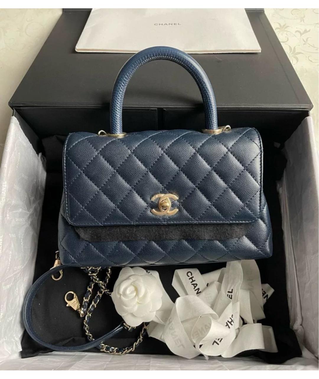 CHANEL Кожаная сумка через плечо, фото 7