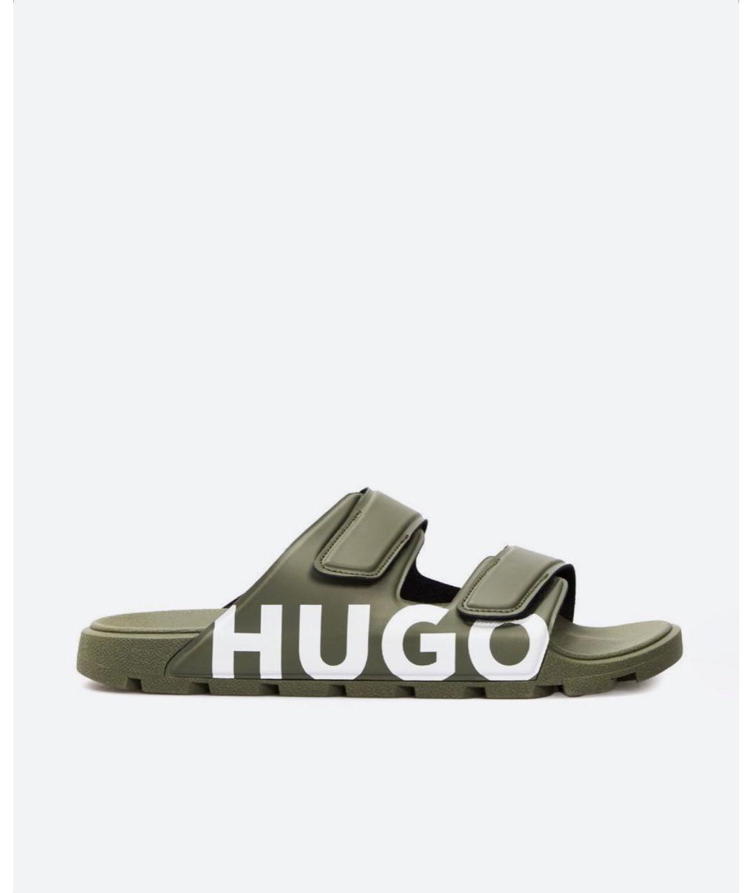 HUGO BOSS Зеленые сандалии, фото 3