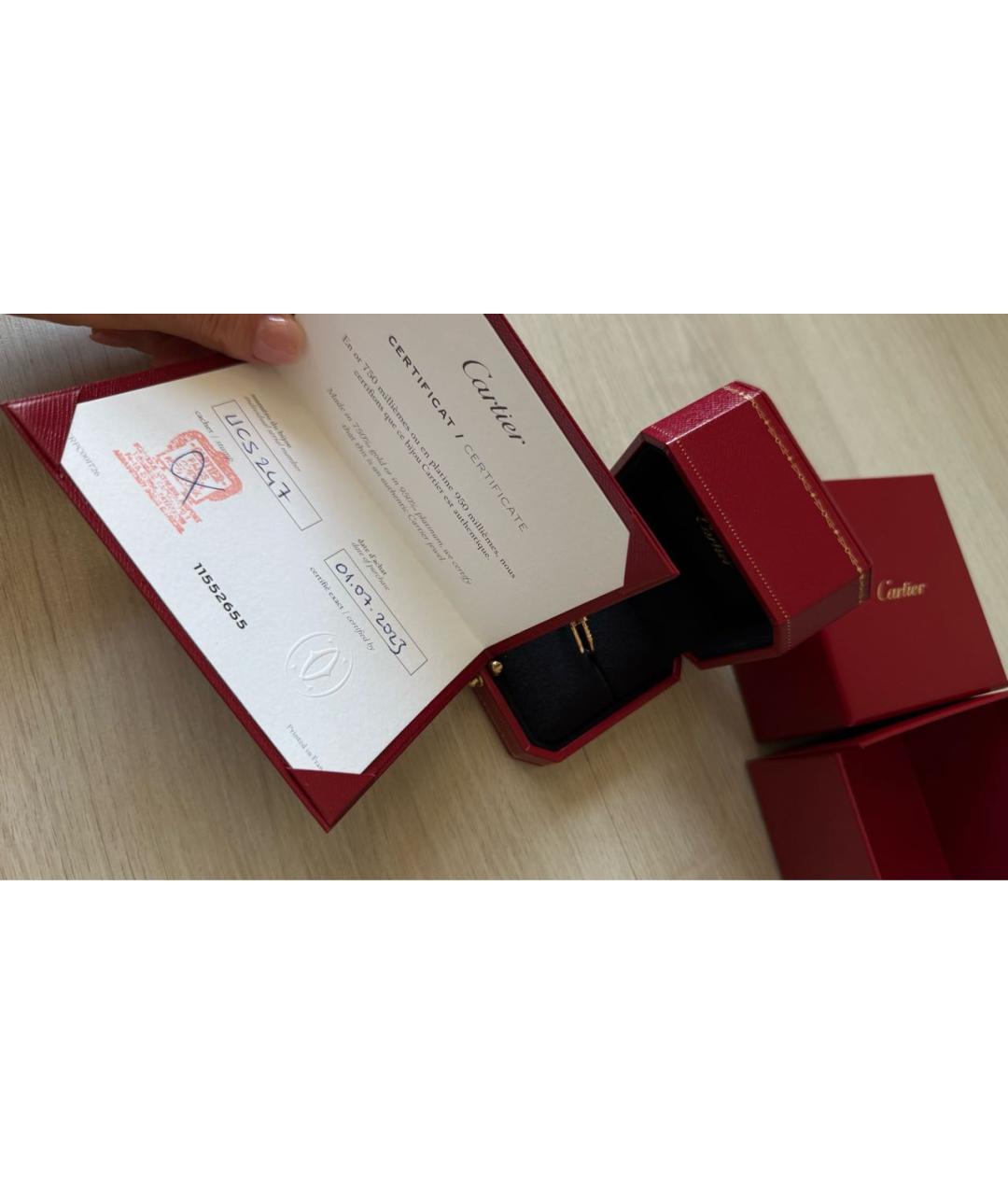 CARTIER Золотое кольцо из розового золота, фото 6