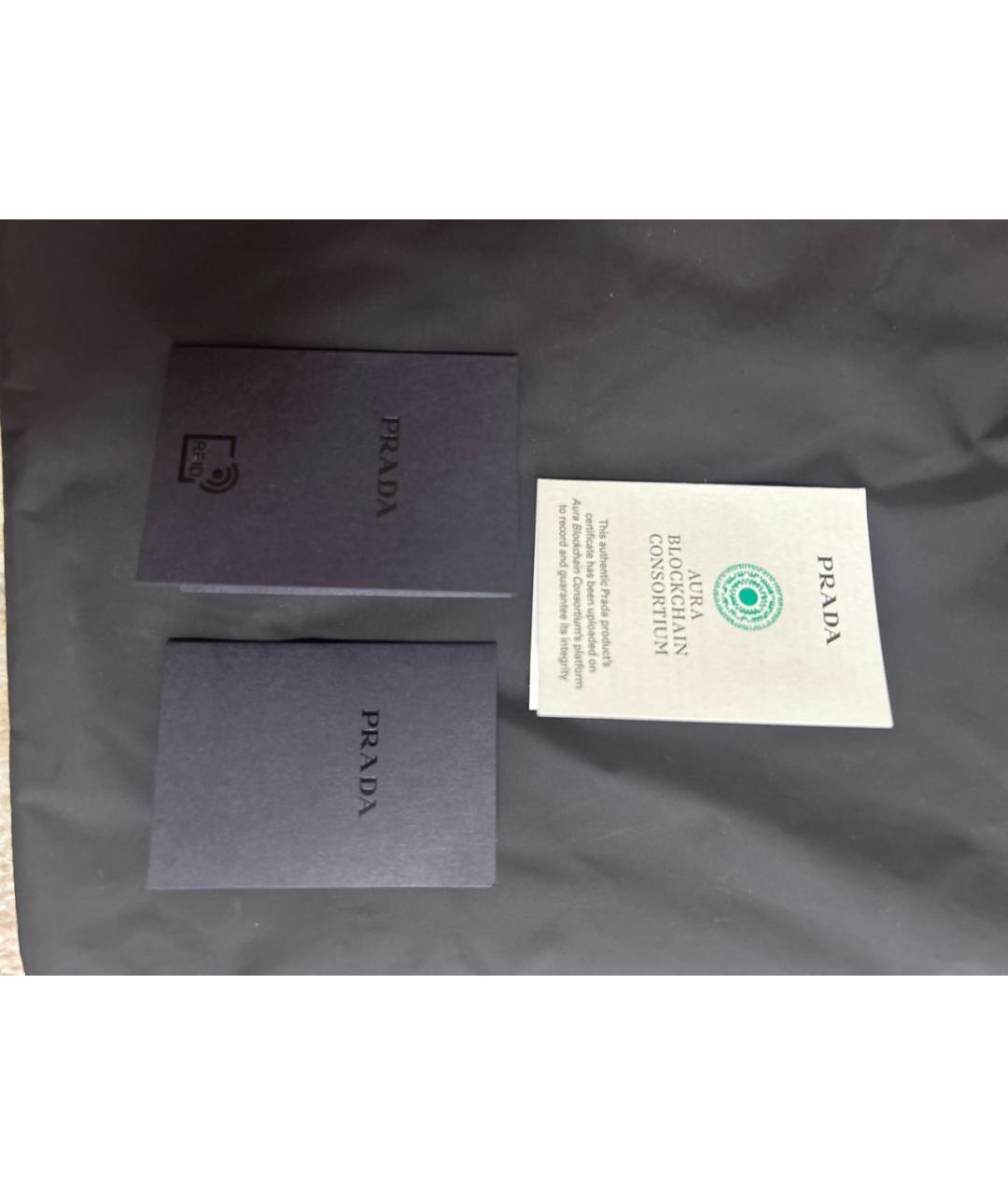 PRADA Черные кроссовки, фото 6