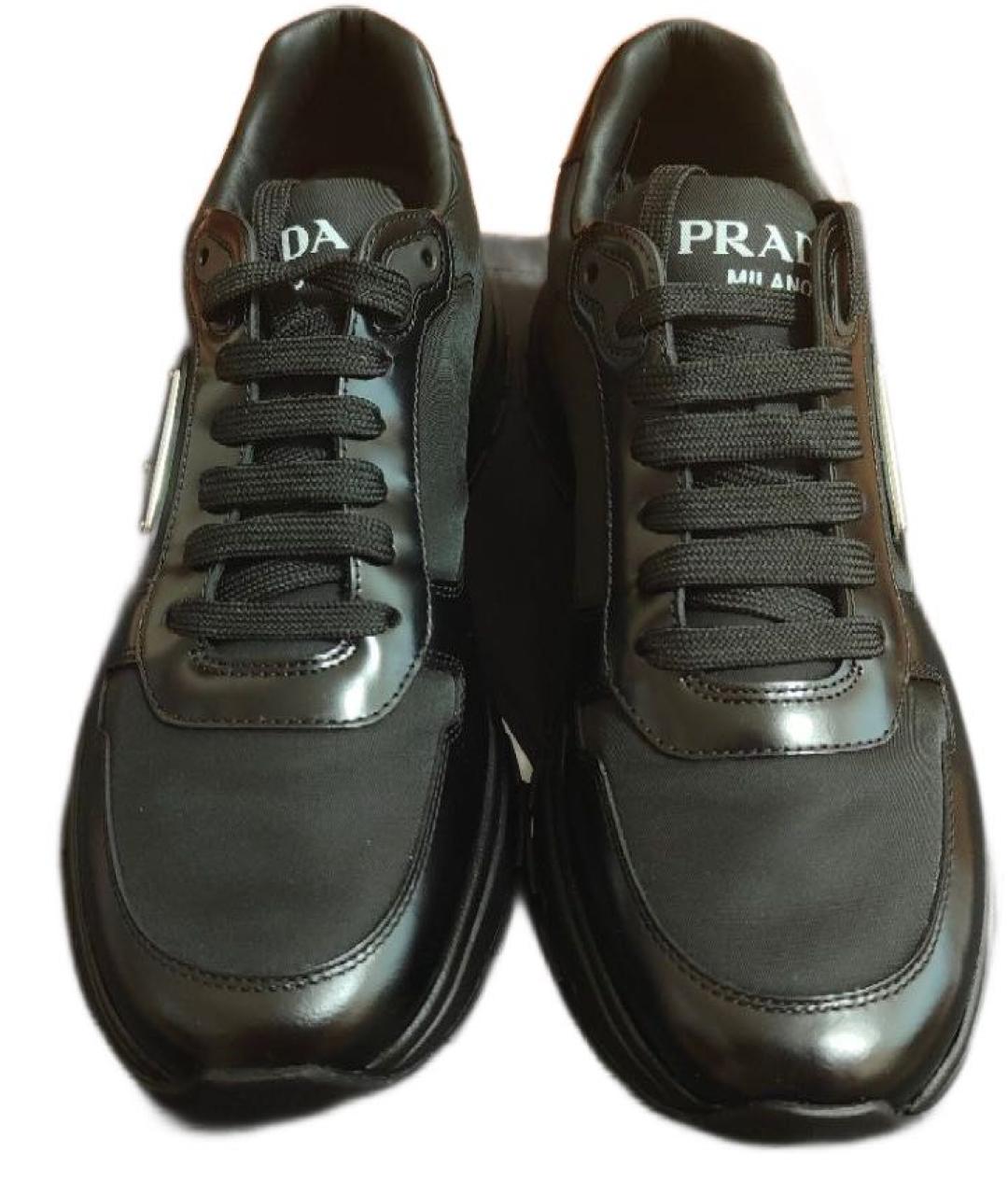 PRADA Черные кроссовки, фото 2