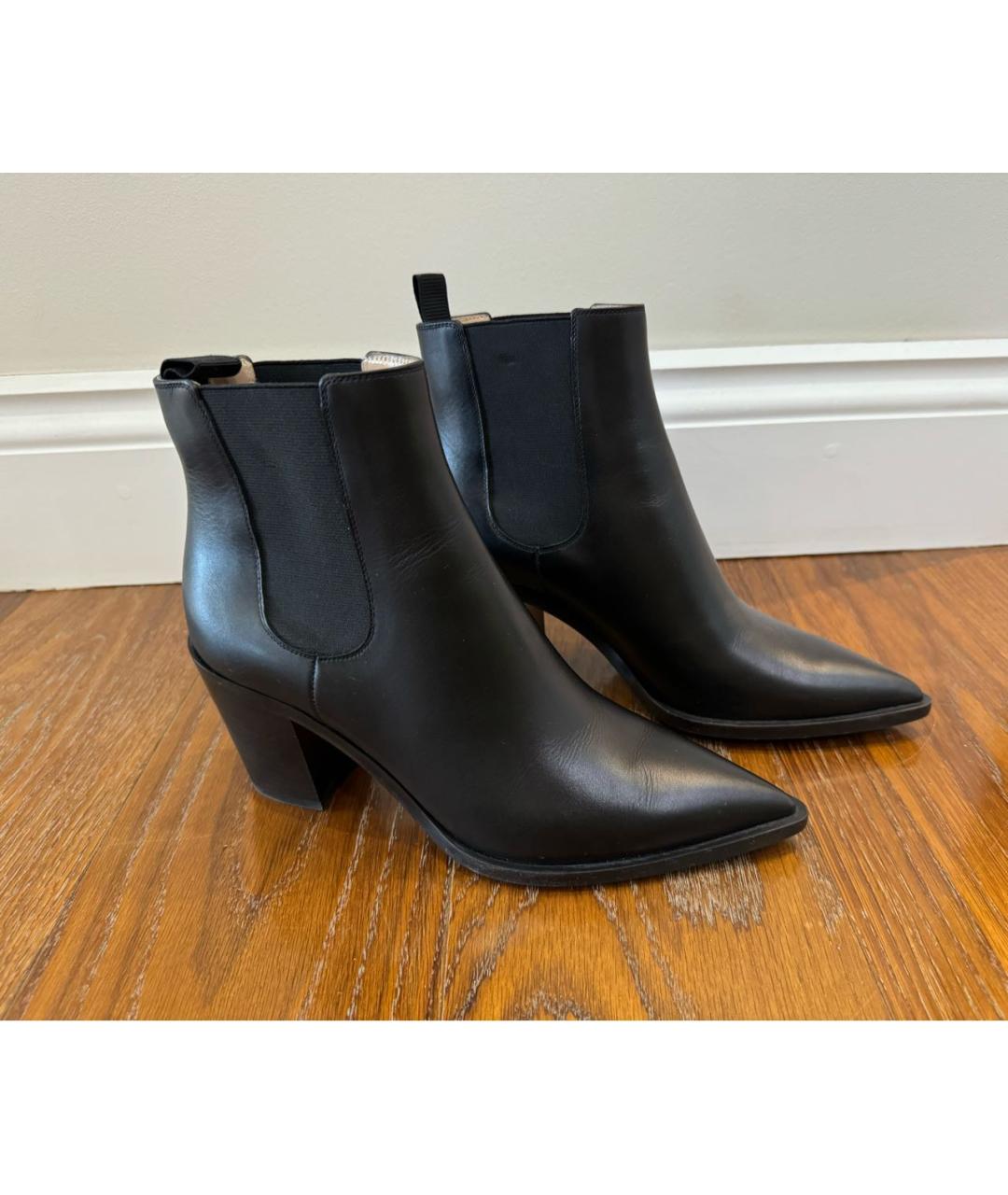GIANVITO ROSSI Черные кожаные ботинки, фото 6