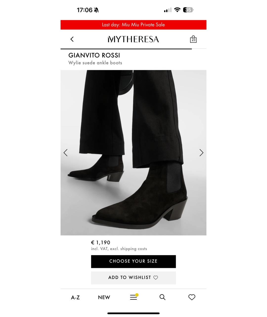 GIANVITO ROSSI Черные кожаные ботинки, фото 5