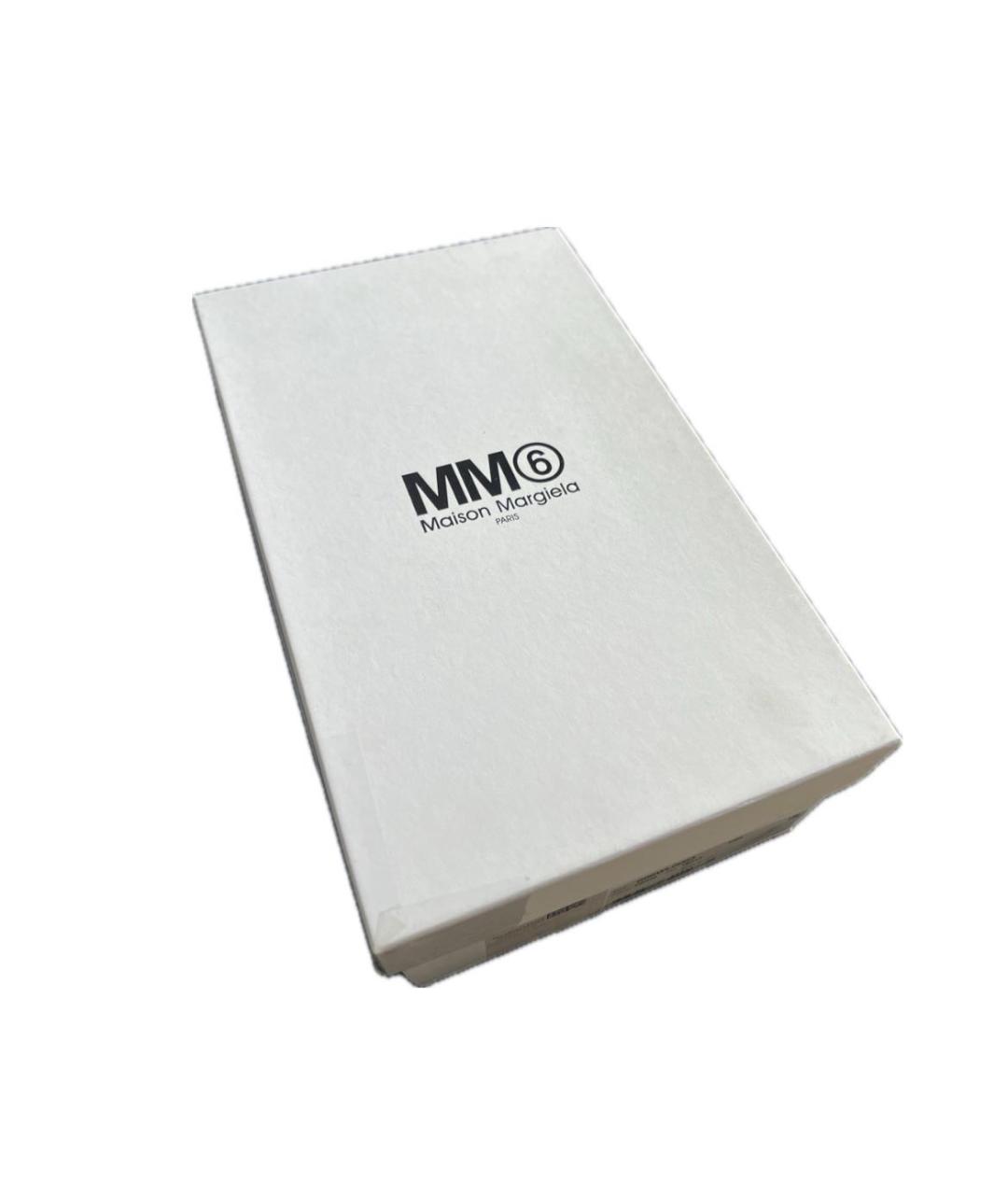 MM6 MAISON MARGIELA Черные кожаные туфли, фото 5