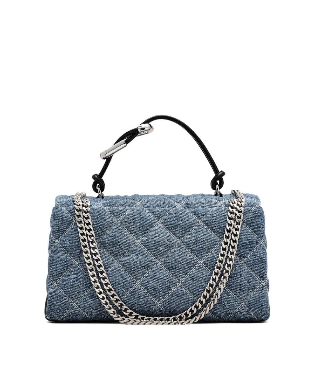 MARC JACOBS Синяя хлопковая сумка через плечо, фото 4