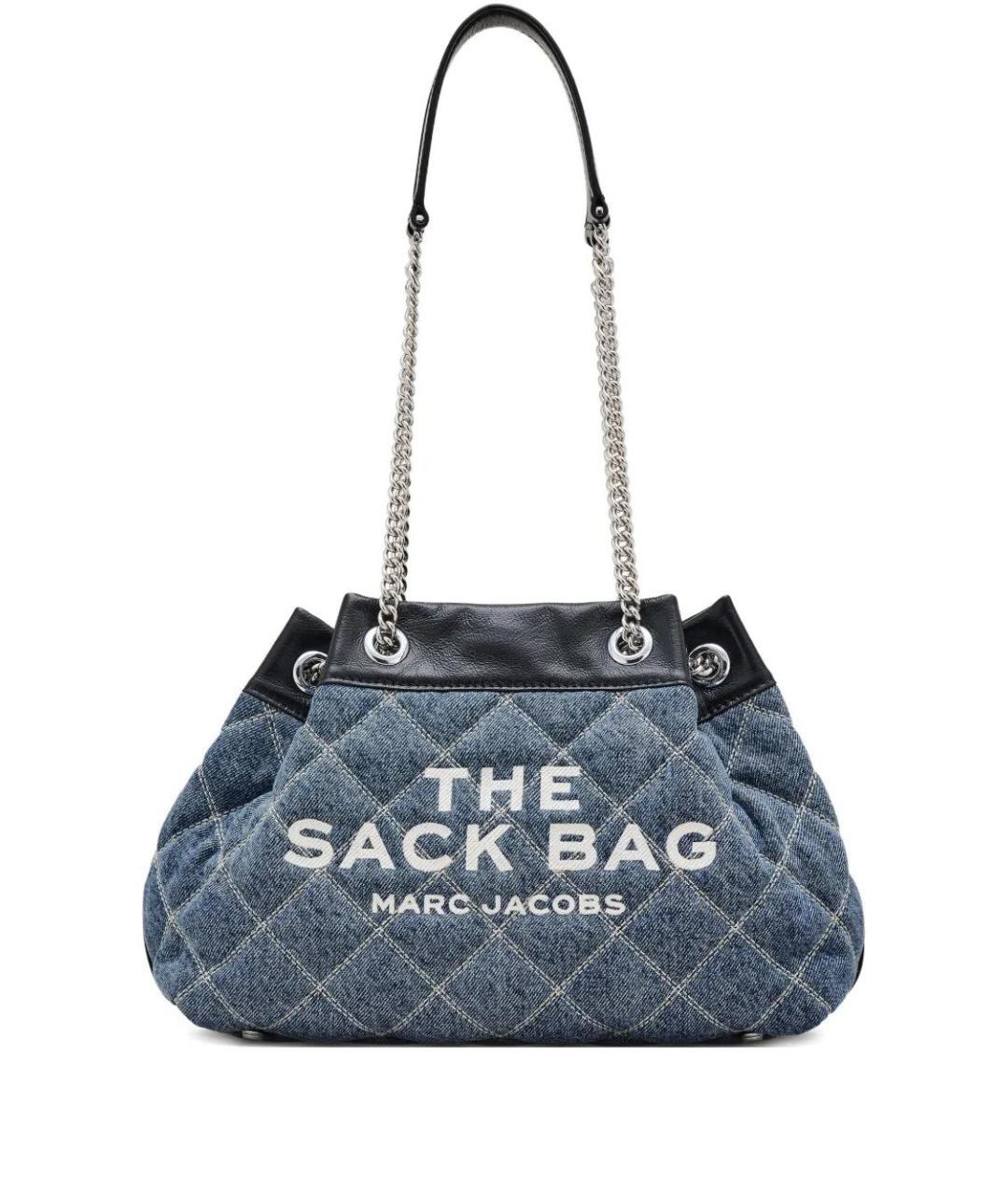 MARC JACOBS Синяя хлопковая сумка через плечо, фото 1