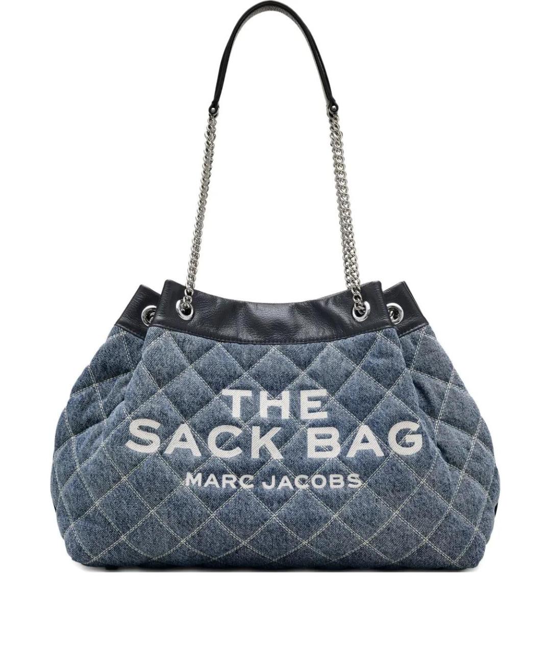 MARC JACOBS Синяя хлопковая сумка через плечо, фото 1