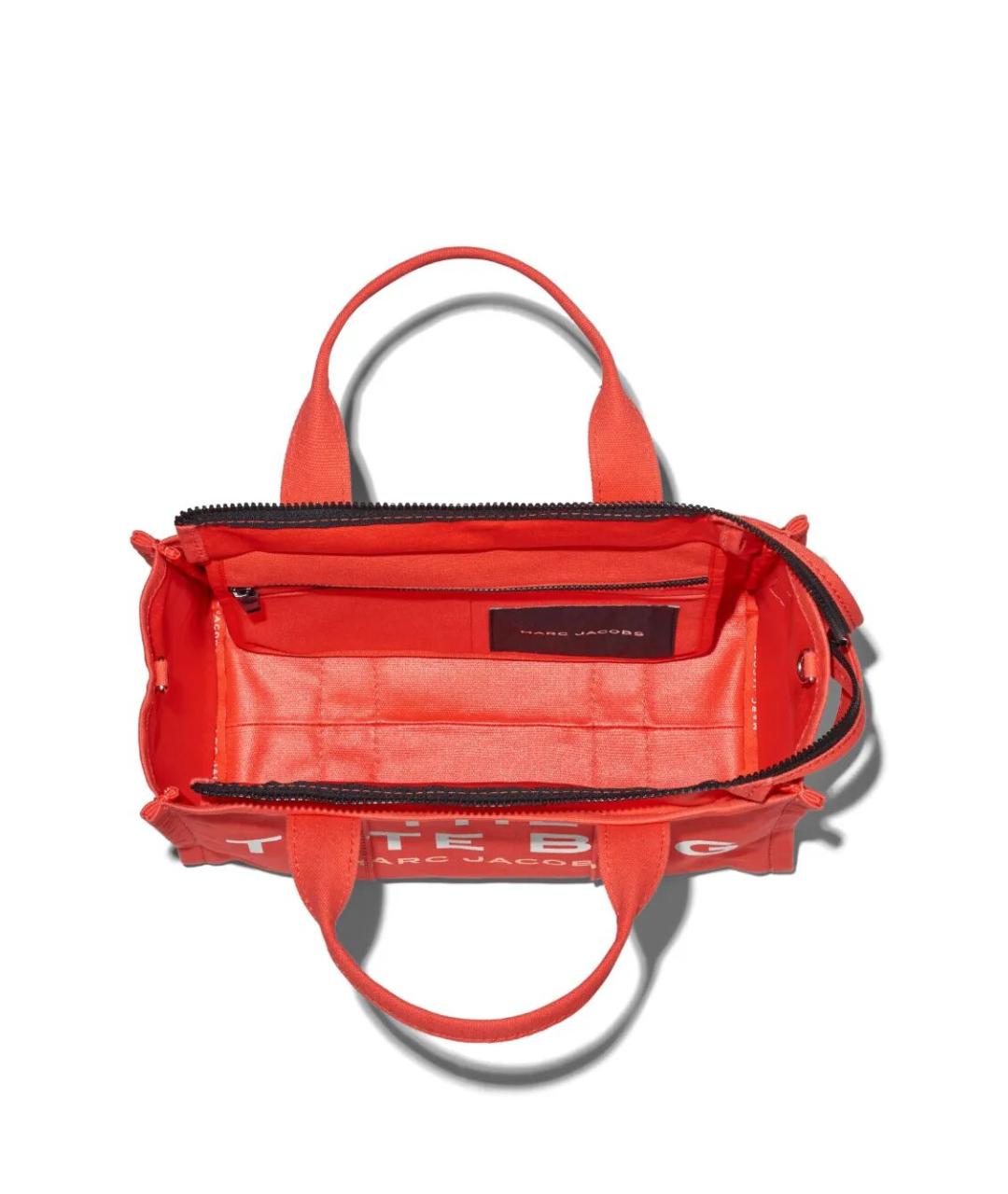 MARC JACOBS Красная хлопковая сумка тоут, фото 5