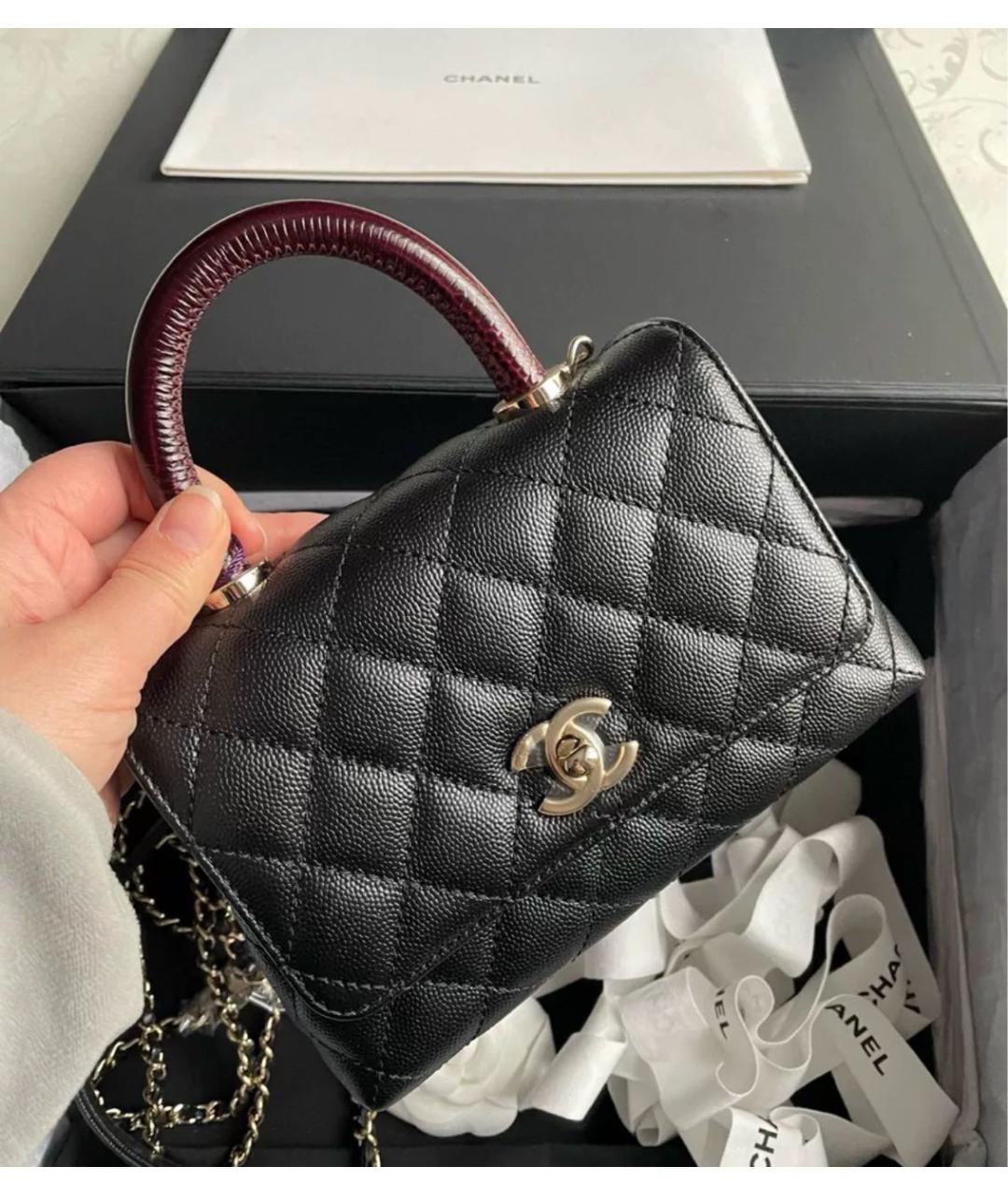 CHANEL Кожаная сумка через плечо, фото 2