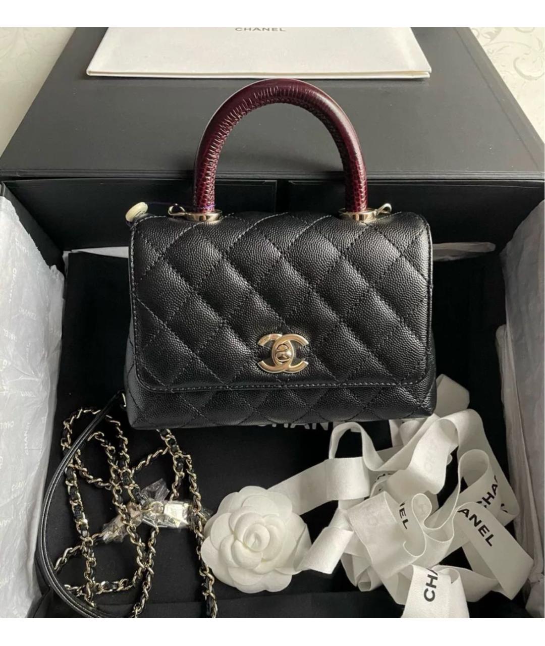 CHANEL Кожаная сумка через плечо, фото 7