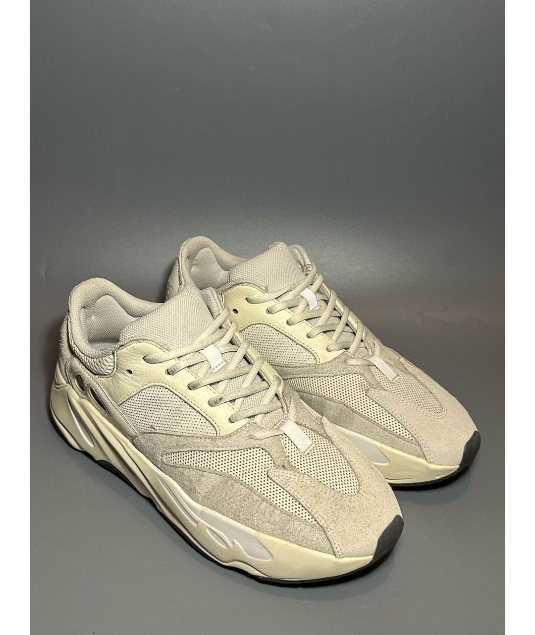 ADIDAS YEEZY Бежевые низкие кроссовки / кеды, фото 5