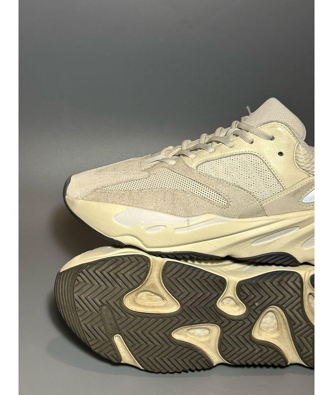 ADIDAS YEEZY Бежевые низкие кроссовки / кеды, фото 8