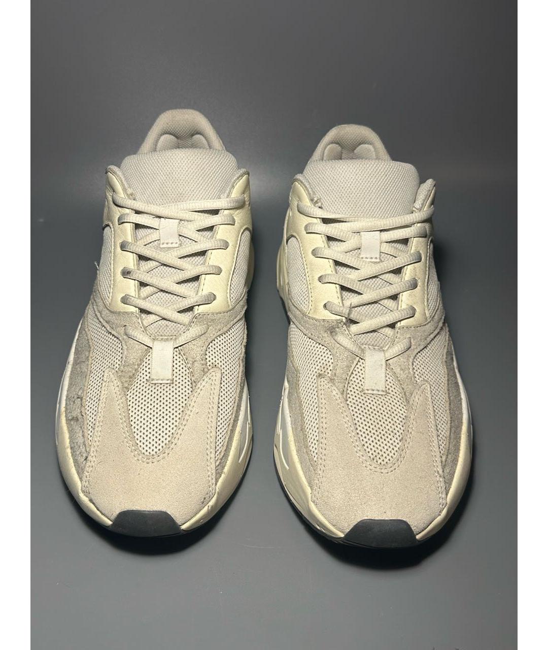 ADIDAS YEEZY Бежевые низкие кроссовки / кеды, фото 2