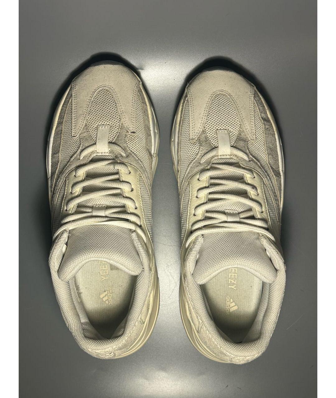 ADIDAS YEEZY Бежевые низкие кроссовки / кеды, фото 3