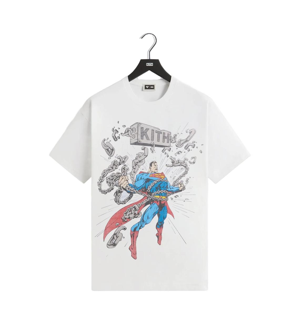 KITH Белая хлопковая футболка, фото 5