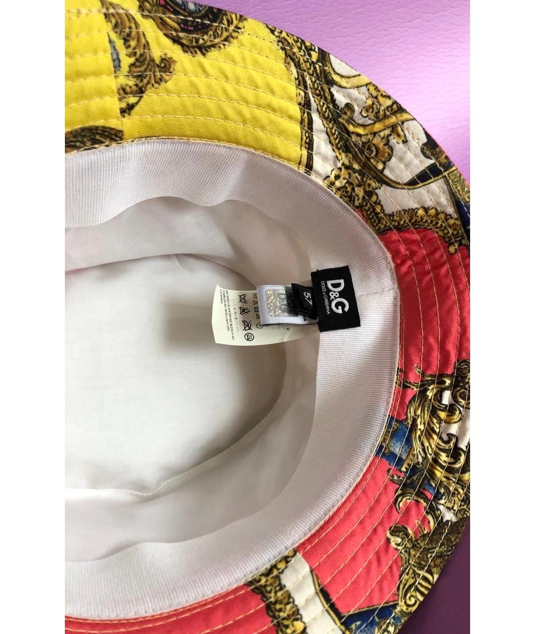 DOLCE&GABBANA Мульти шляпа, фото 3