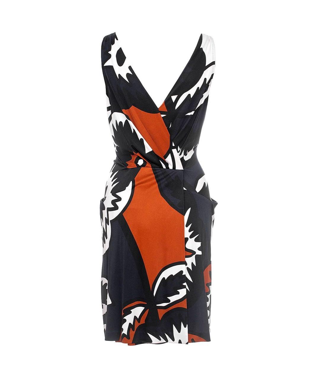DIANE VON FURSTENBERG Мульти шелковое повседневное платье, фото 2