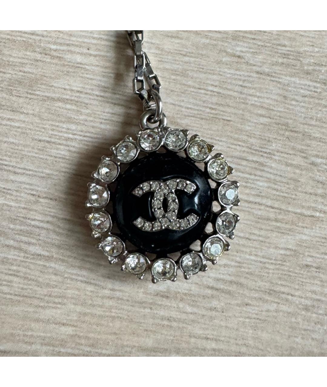CHANEL Серебряное металлическое колье, фото 3