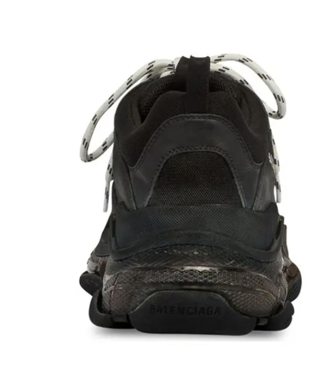 BALENCIAGA Черные кеды, фото 4