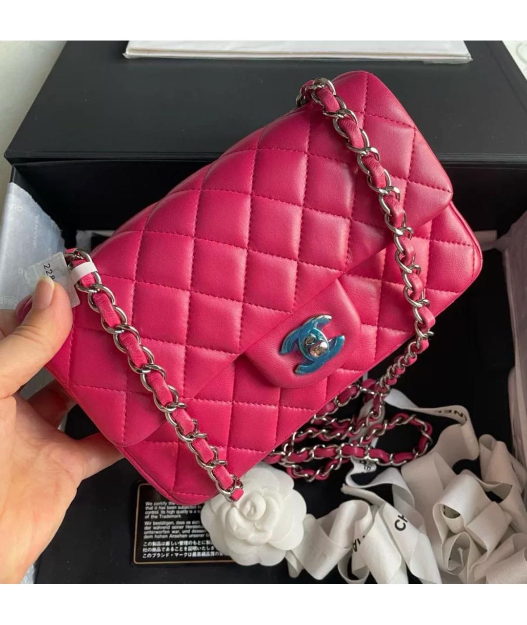 CHANEL Кожаная сумка через плечо, фото 2