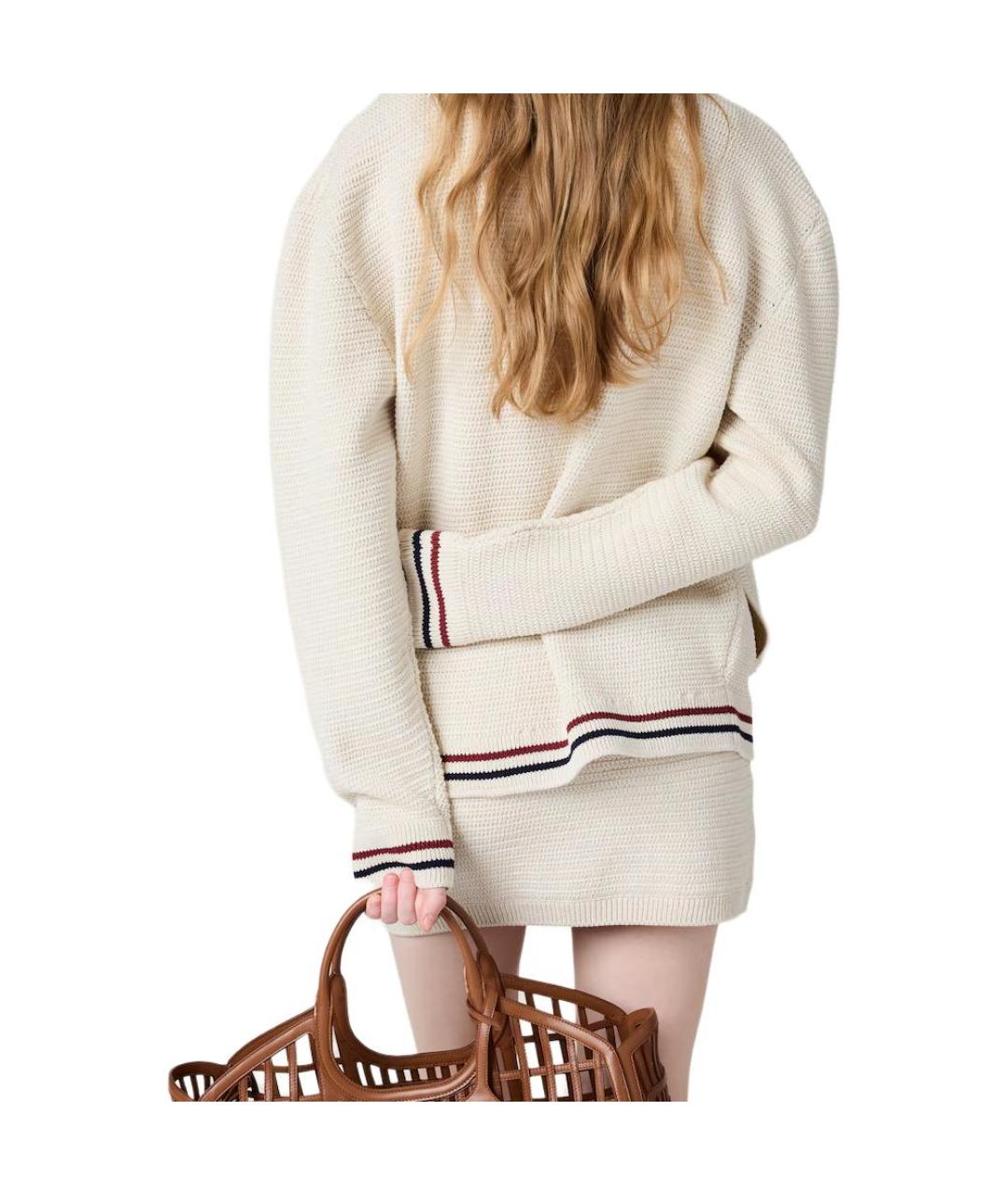 MIU MIU Белый джемпер / свитер, фото 2