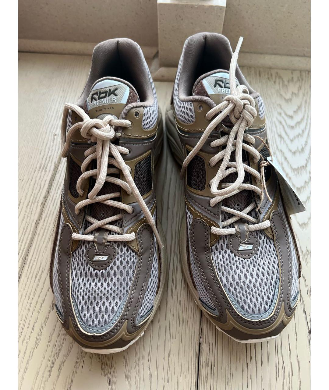 REEBOK Бежевые текстильные кроссовки, фото 7