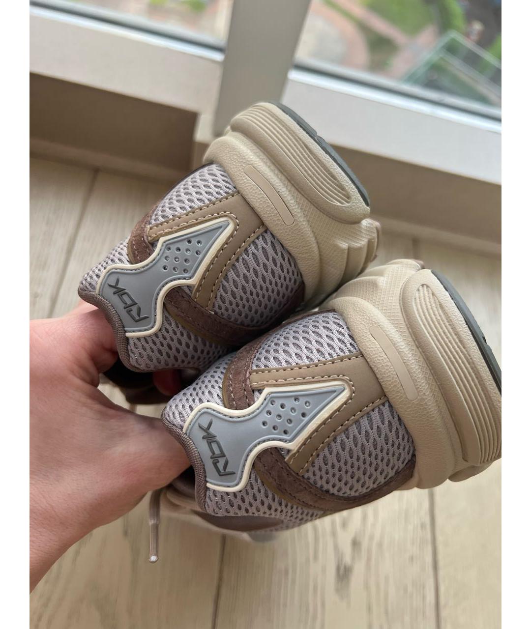 REEBOK Бежевые текстильные кроссовки, фото 4