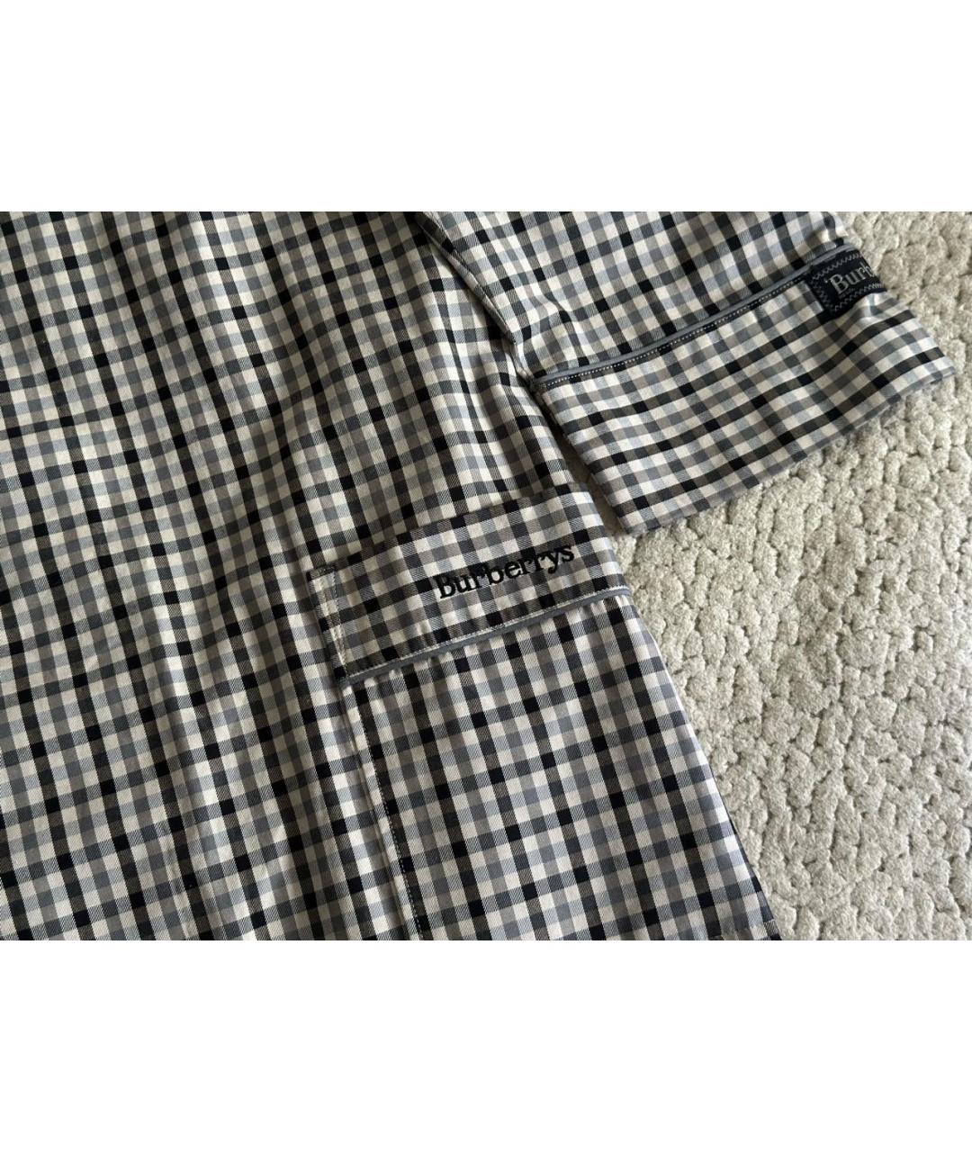 BURBERRY Белое хлопковое пальто, фото 7