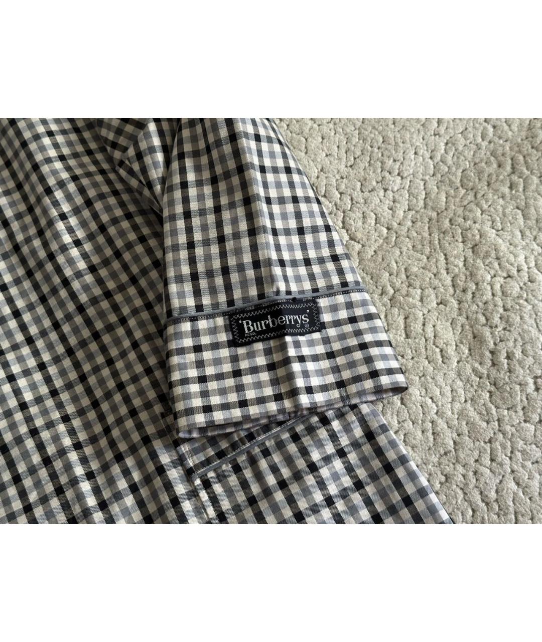 BURBERRY Белое хлопковое пальто, фото 8