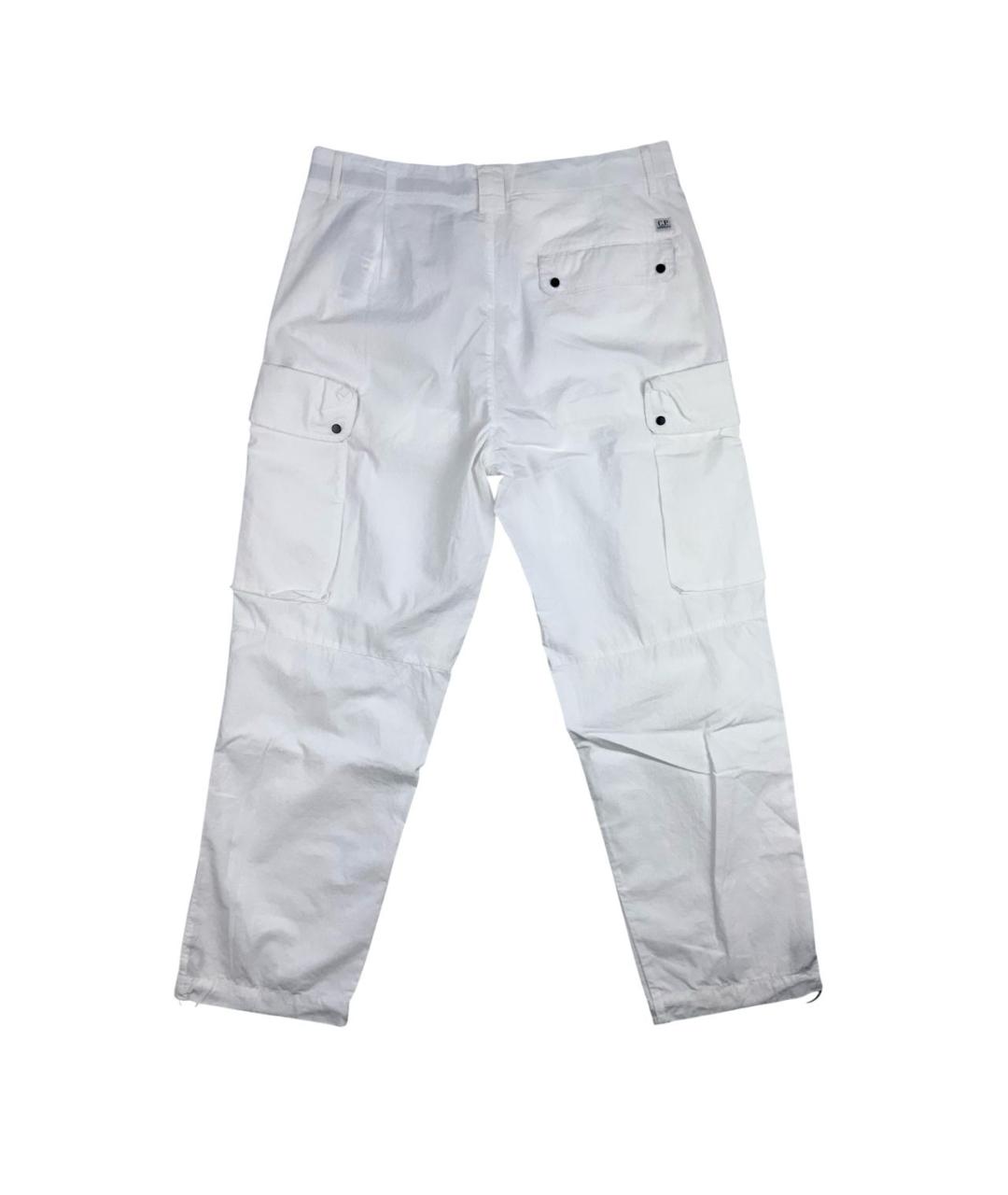 CP COMPANY Белые хлопковые повседневные брюки, фото 2