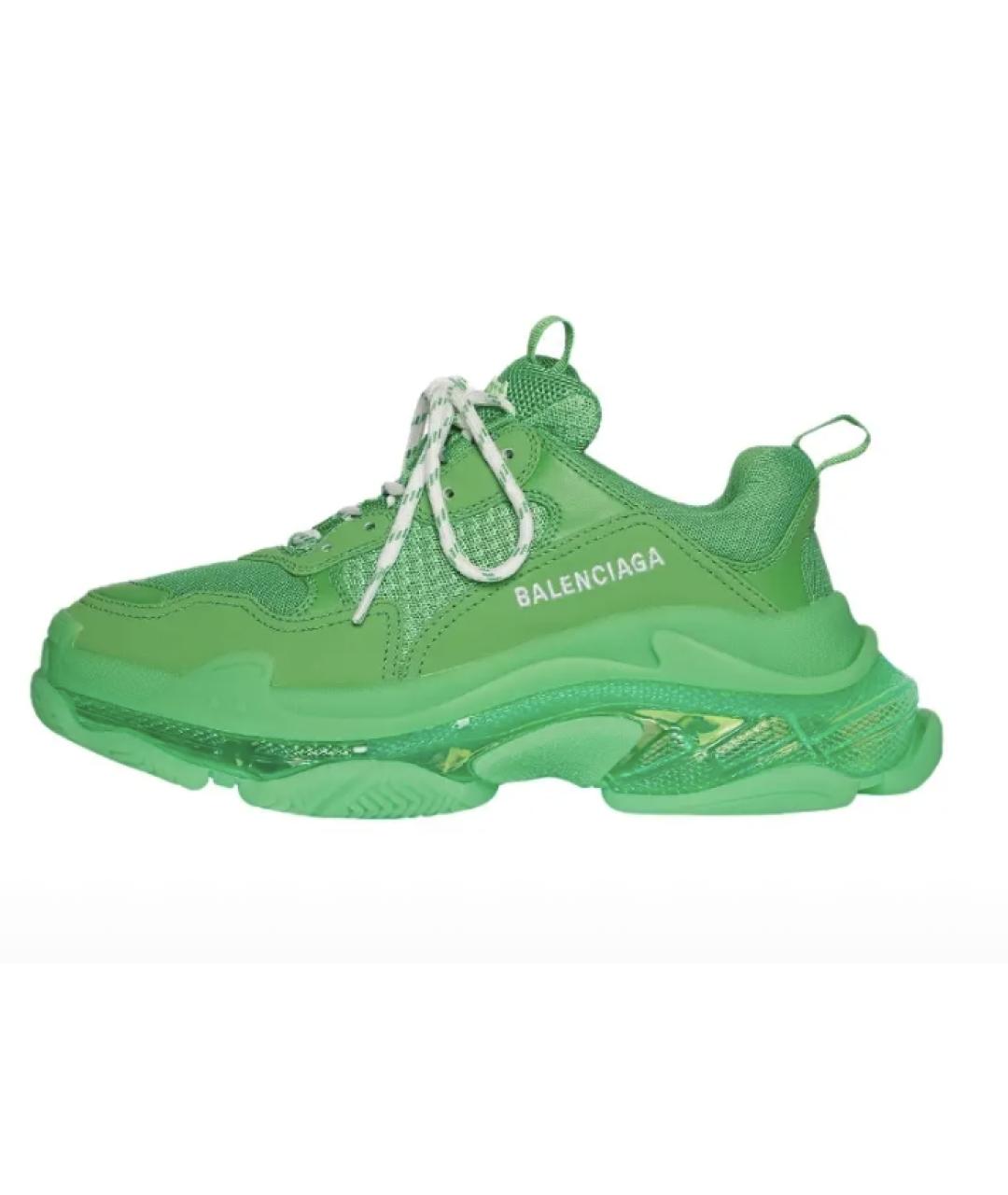 BALENCIAGA Зеленые кеды, фото 7