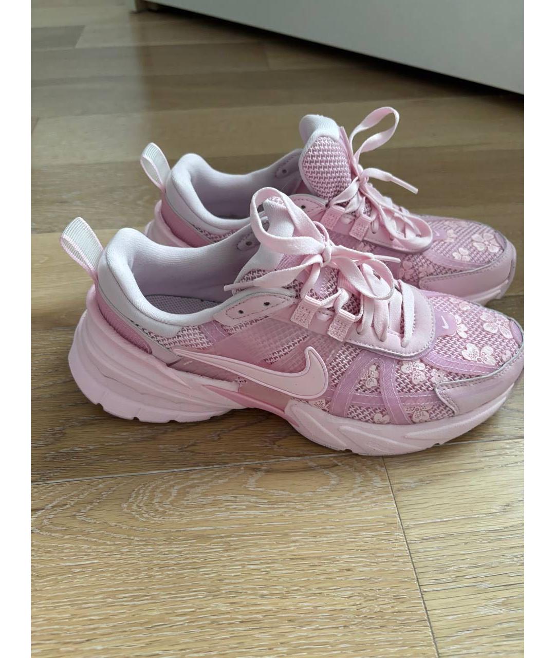 NIKE Розовые текстильные кроссовки, фото 7