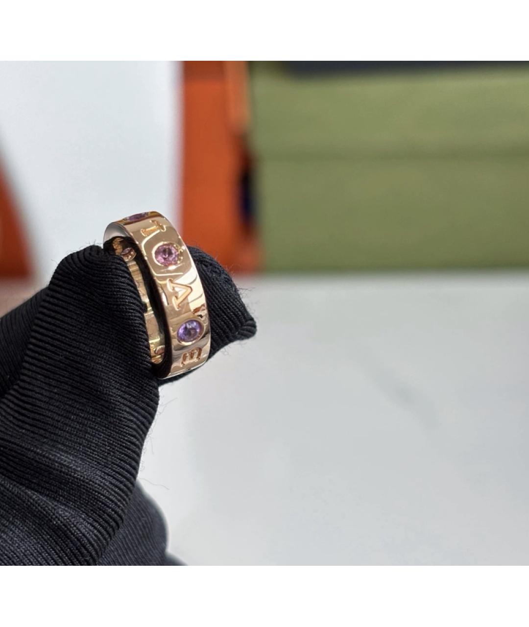 BVLGARI Розовое кольцо из розового золота, фото 4