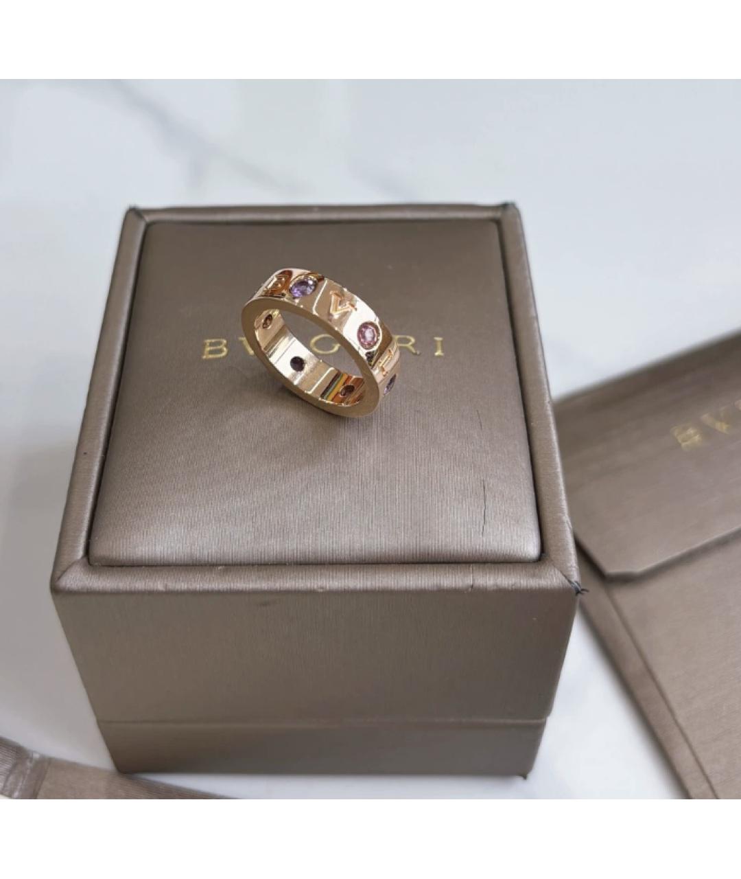 BVLGARI Розовое кольцо из розового золота, фото 2