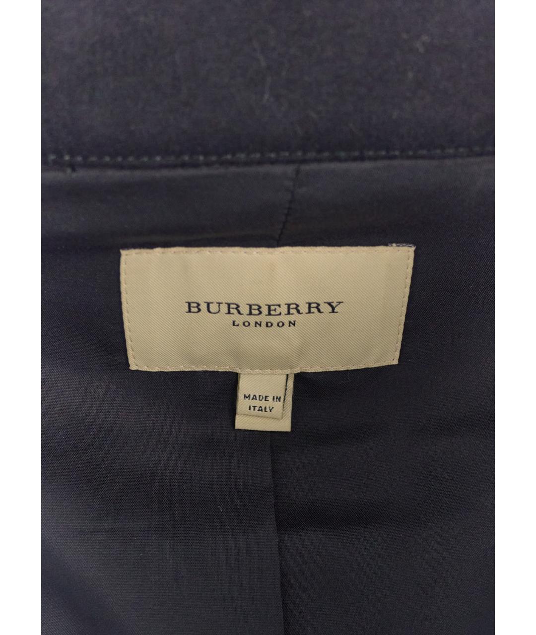 BURBERRY Черный шерстяной жакет/пиджак, фото 3