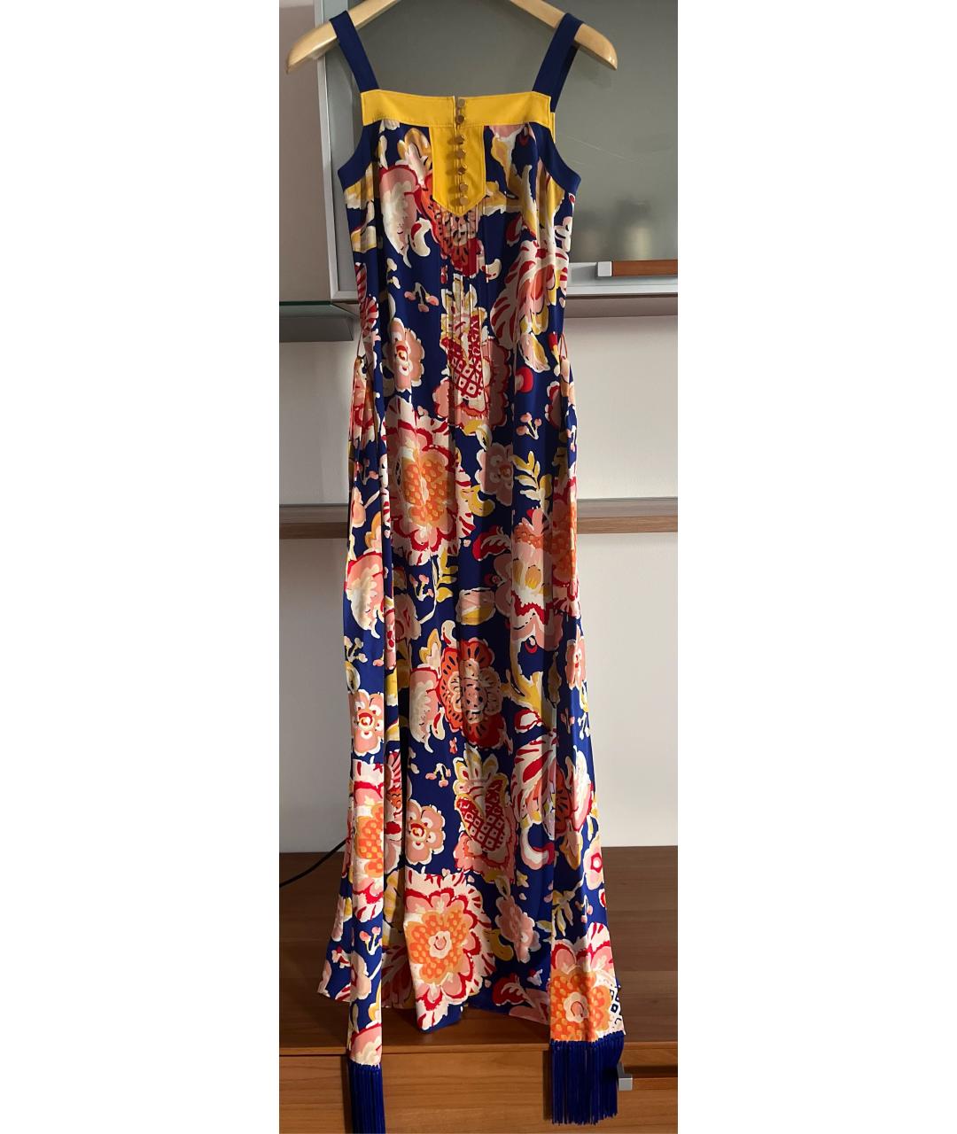 TORY BURCH Мульти шелковый сарафан, фото 7