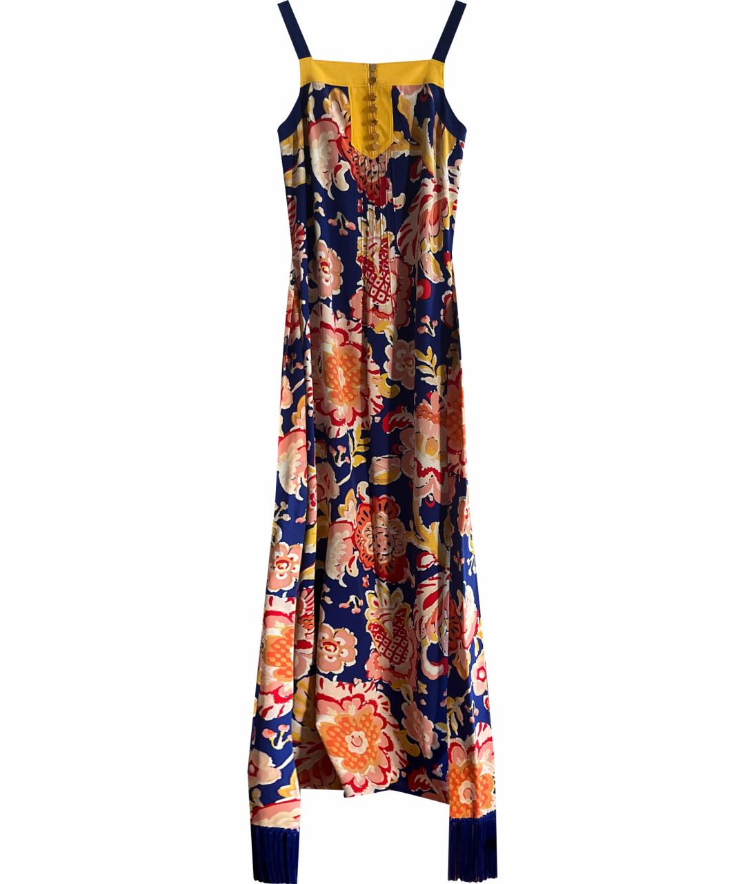 TORY BURCH Мульти шелковый сарафан, фото 1