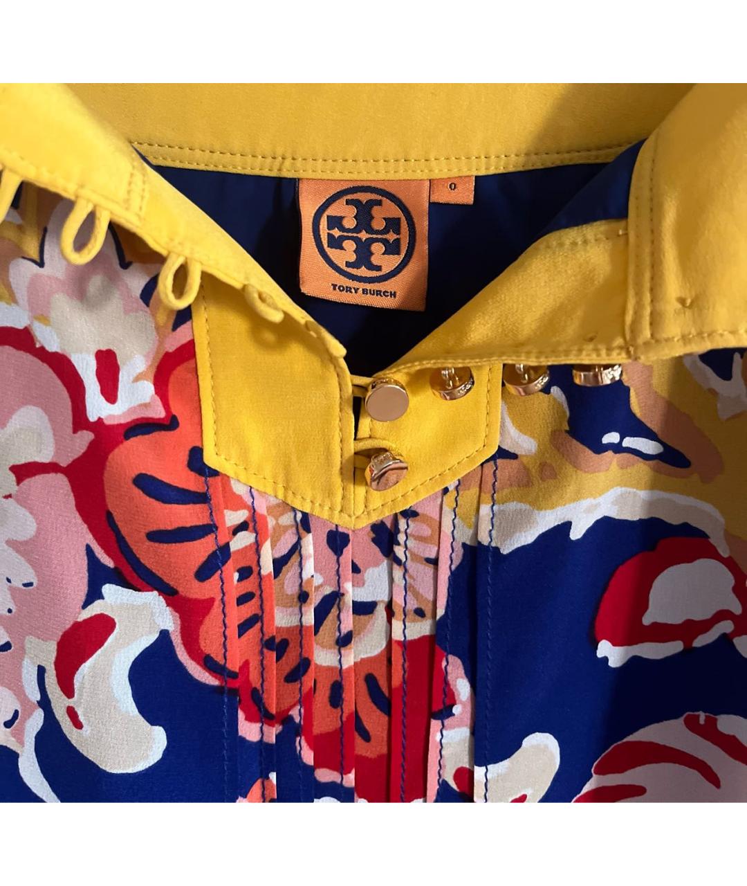 TORY BURCH Мульти шелковый сарафан, фото 3