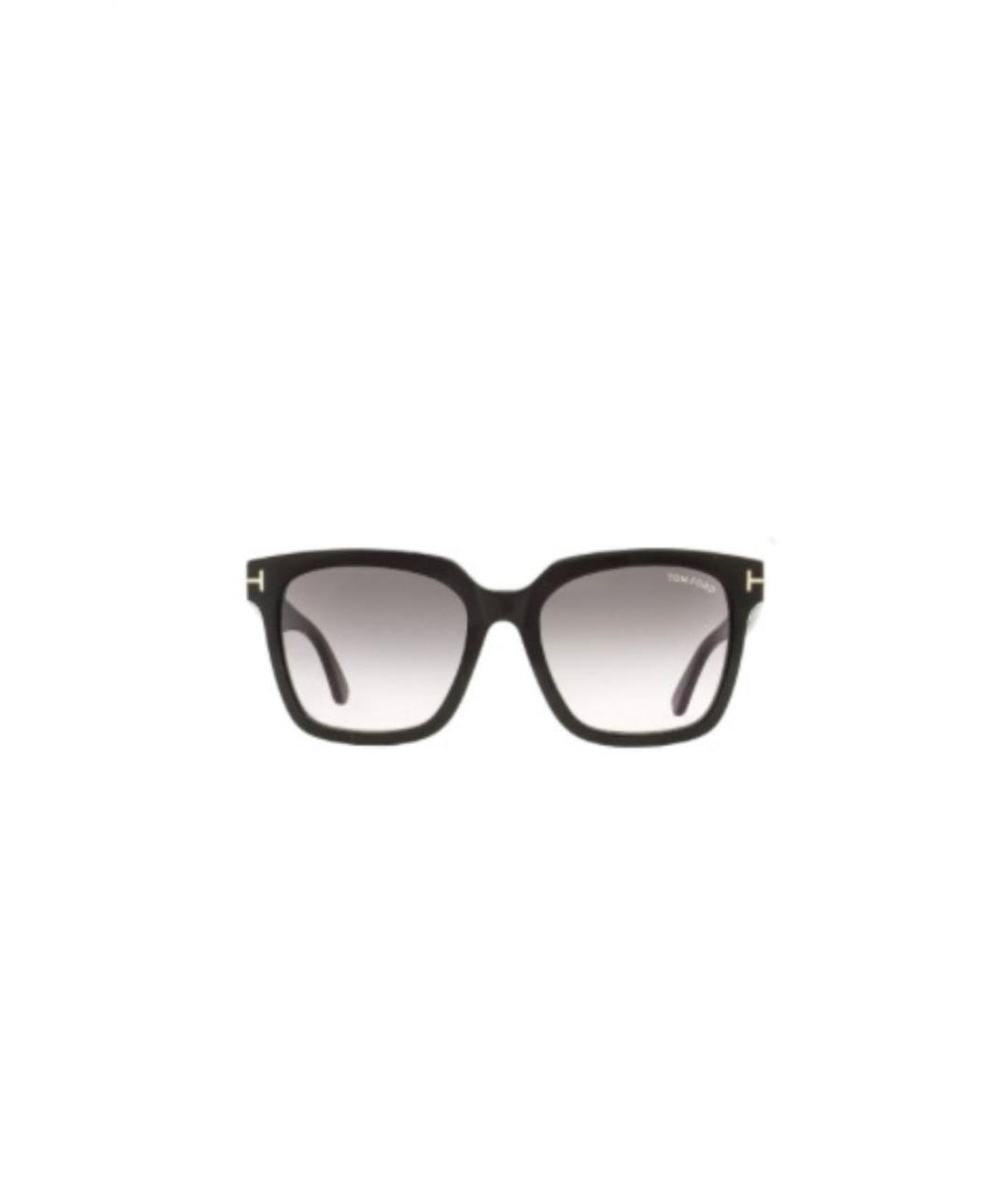 TOM FORD Черные пластиковые солнцезащитные очки, фото 7