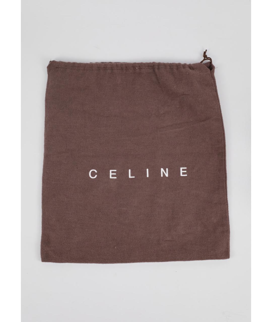 CELINE Коричневые кожаные босоножки, фото 6