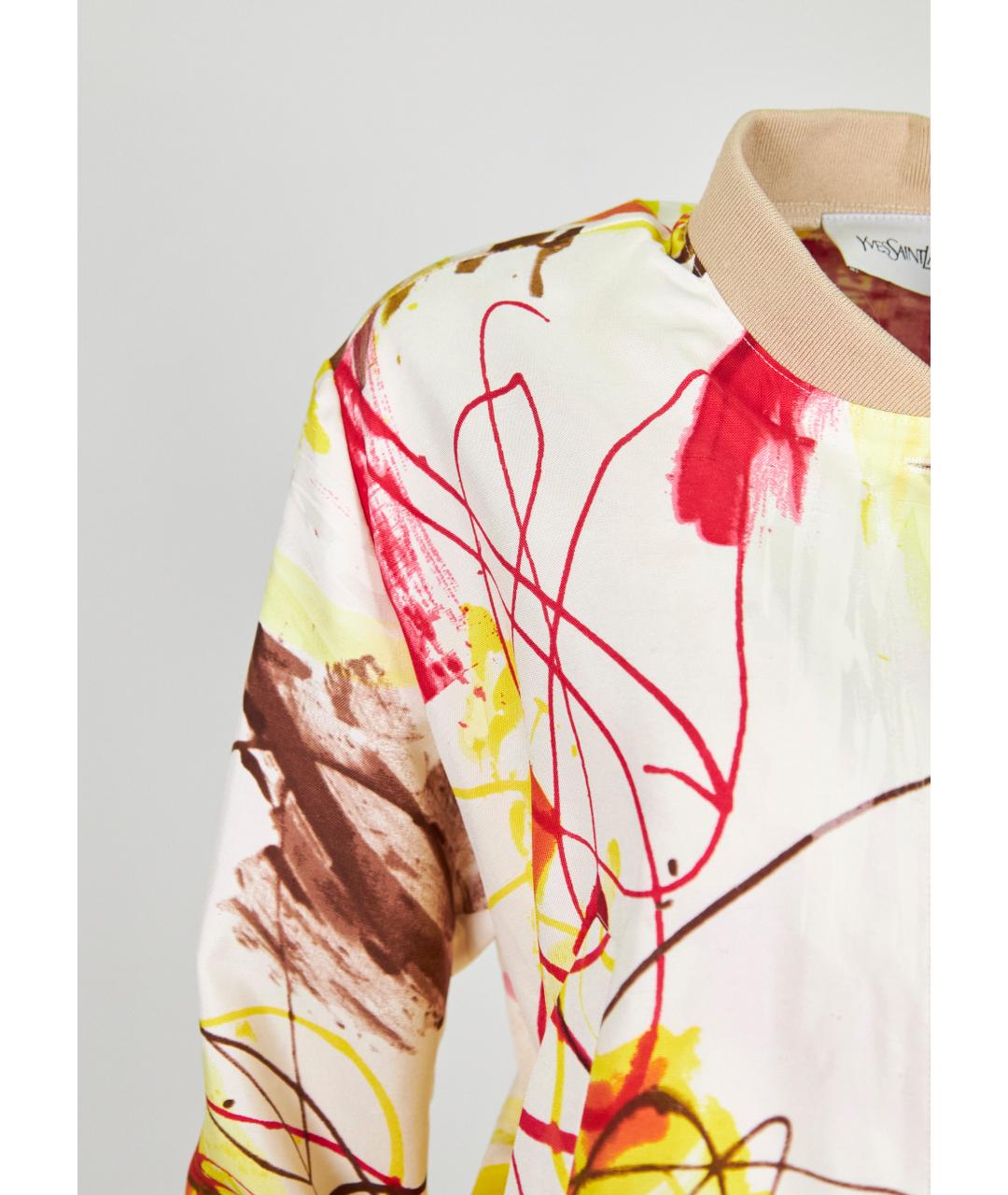 SAINT LAURENT Мульти шелковая куртка, фото 2