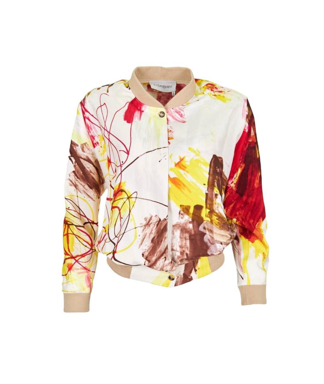 SAINT LAURENT Мульти шелковая куртка, фото 1