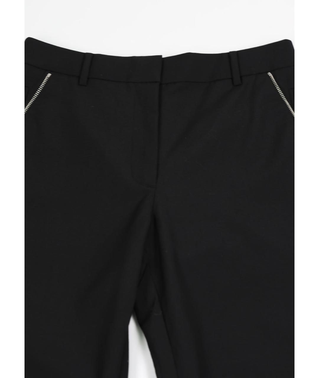 ALEXANDER WANG Черные шерстяные прямые брюки, фото 4