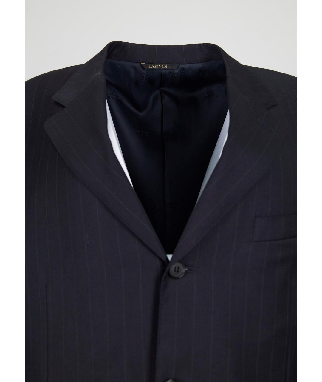 LANVIN Черный классический костюм, фото 8