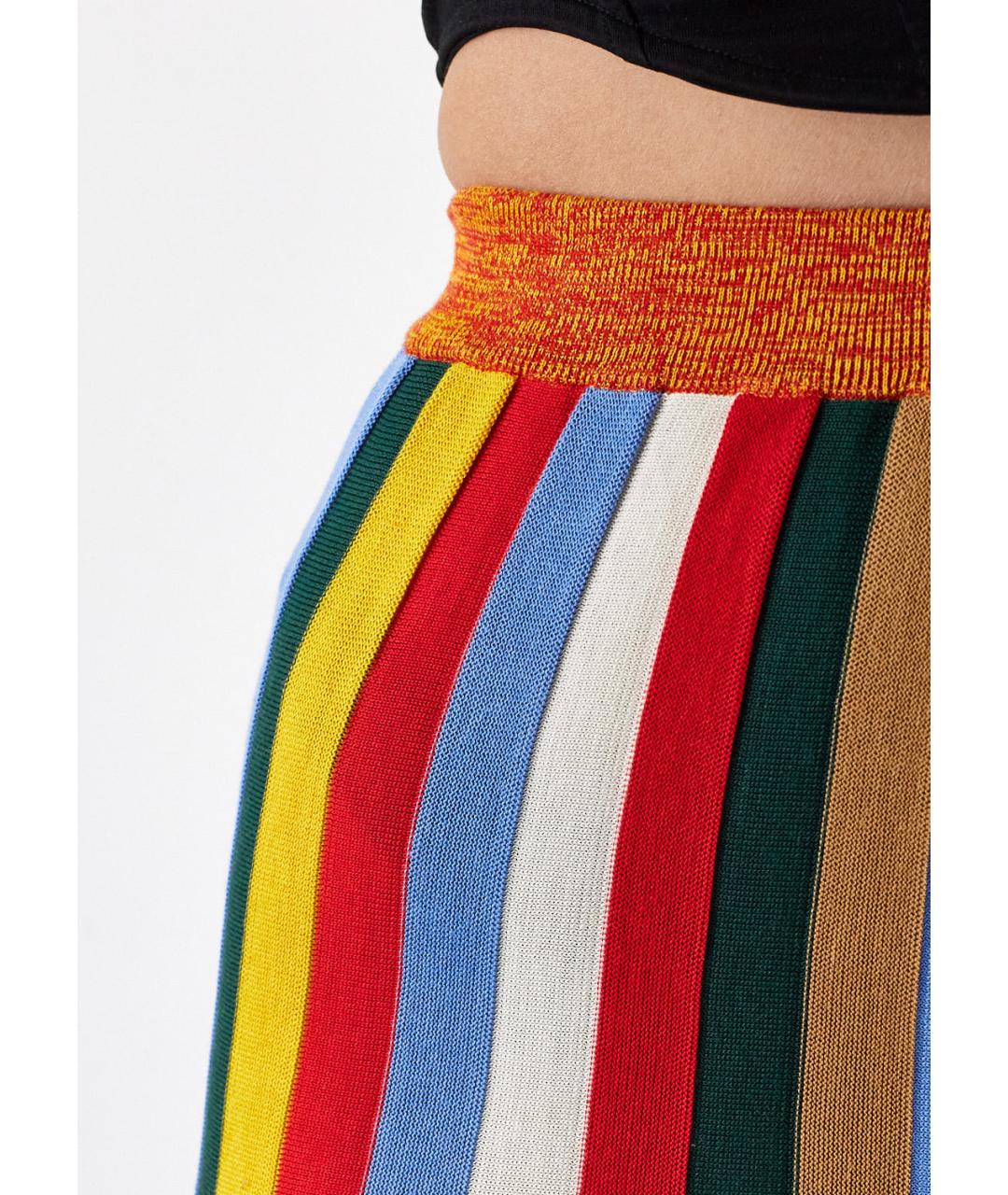 SONIA RYKIEL Мульти шелковый костюм с юбками, фото 8