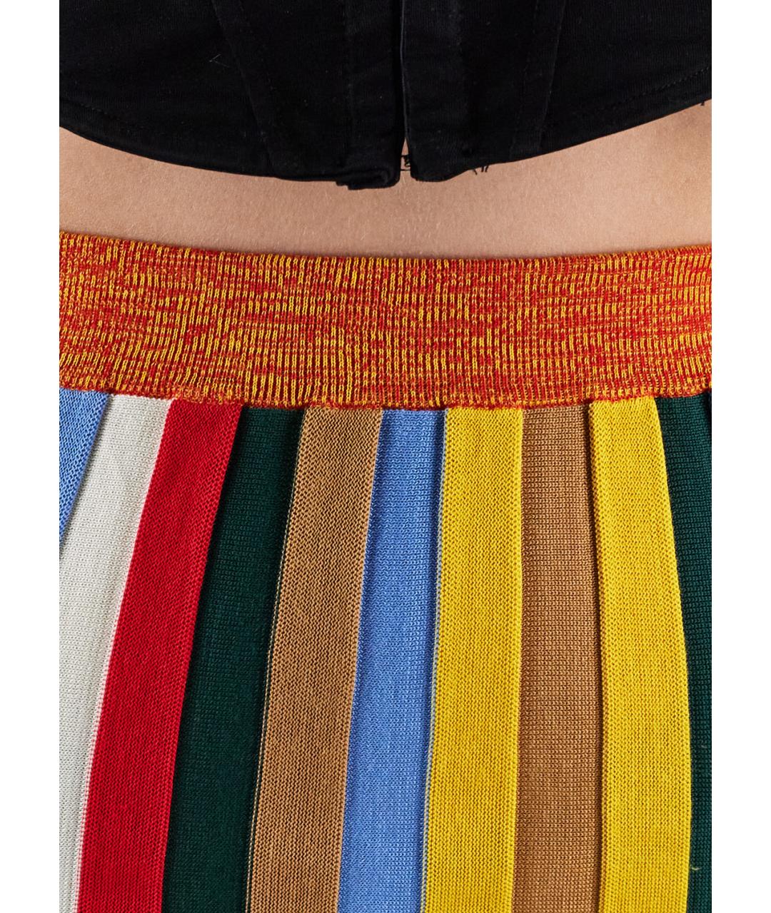 SONIA RYKIEL Мульти шелковый костюм с юбками, фото 9